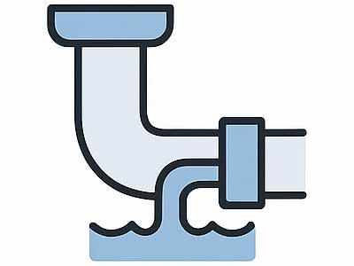 Regenfallrohre-Kanäle